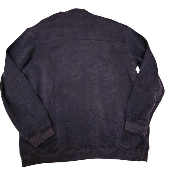 PGA Tour Men's Blue Quarter Zip Fleece Lined Knit Pullover Size XL - Picture 2 of 8